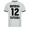 Bayer Leverkusen Edmond Tapsoba #12 Bortatröja 2023-24 Korta ärmar